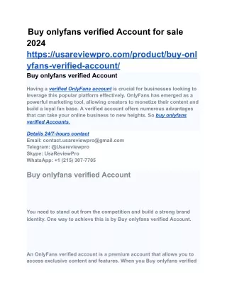 _Buy onlyfans verified Account for sale 2024