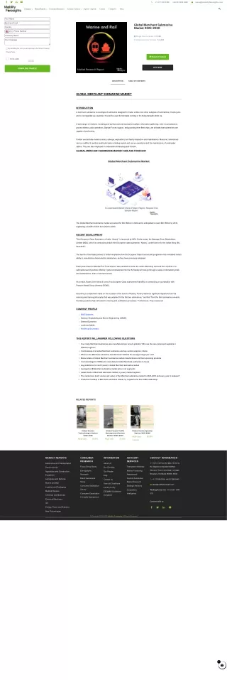 Global Merchant Submarine Market size 2023-2030