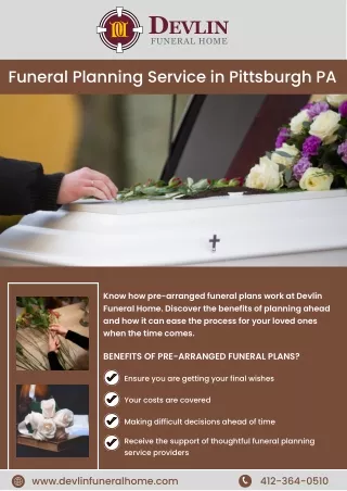 Professional Funeral Services and Planning in Pittsburgh PA