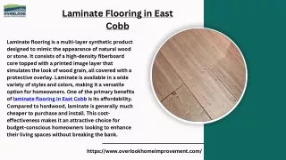 Laminate Flooring in East Cobb: Durable Solutions for Every Room