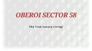 Oberoi Sector 58 PDF