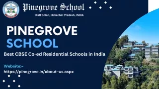 Best CBSE Co-ed Residential Schools in India