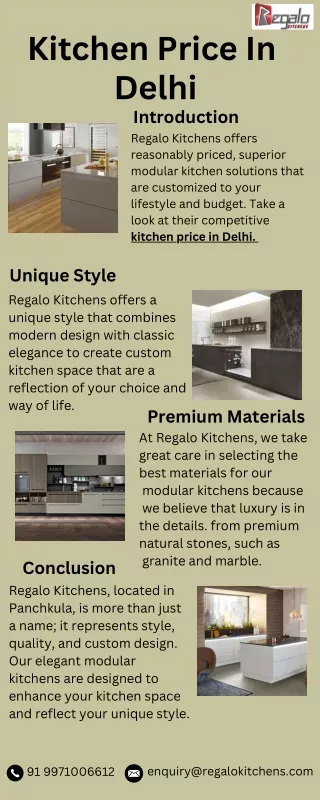 Kitchen Price In Delhi