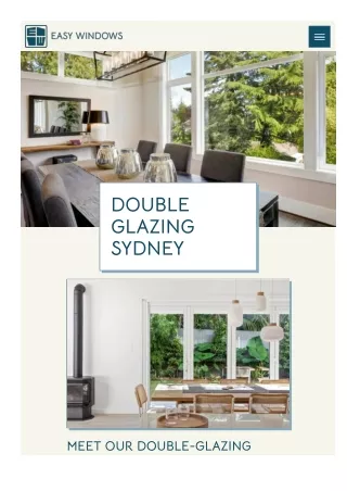 Double glazed doors sydney