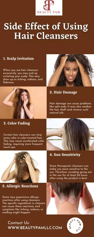 Side Effects of Using Hair Cleansers