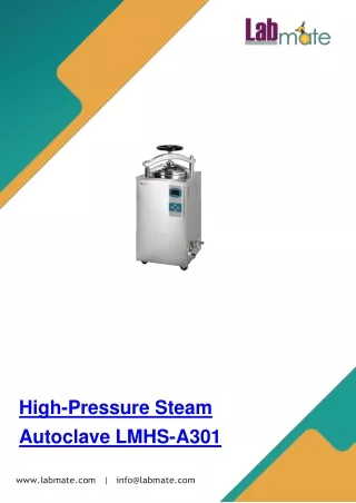 High-Pressure Steam Autoclave LMHS-A301