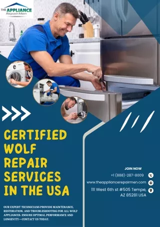 Trusted Wolf Repair Services Near You - The Appliance Repairmen