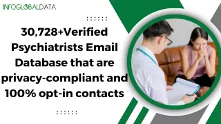 Boost Your Marketing Efforts with Our Psychiatrist Email Database