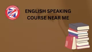 ENGLISH SPEAKING COURSE NEAR ME