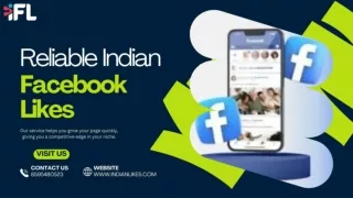 Reliable Indian Facebook Likes - IndianLikes