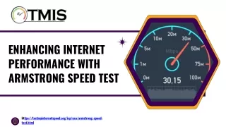 Enhancing Internet Performance with Armstrong Speed Test