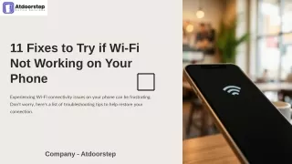 11 Fixes to Try if Wi Fi Not Working on Your Phone