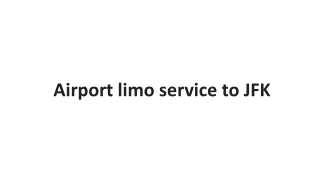 Airport limo service to JFK