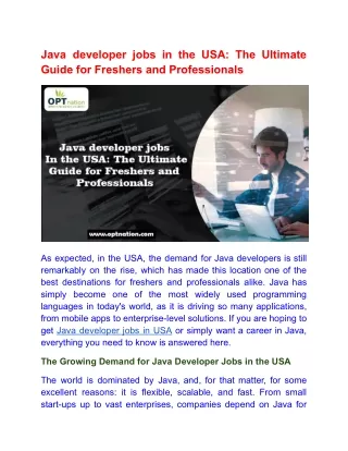 Java developer jobs in the USA_ The Ultimate Guide for Freshers and Professionals (1)