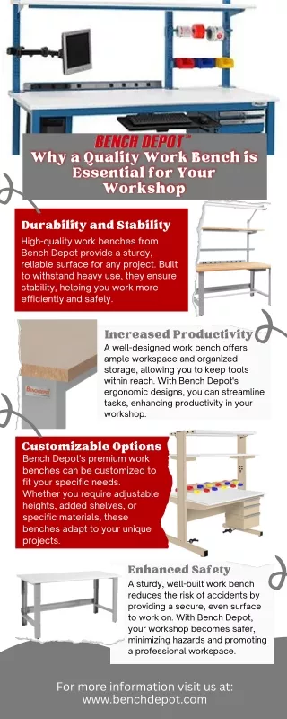 Why a Quality Work Bench is Essential for Your Workshop