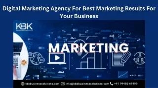 Digital Marketing Agency For Best Marketing Results For Your Business