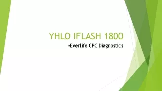 CLIA Analyzer :YHLO IFLASH 1800