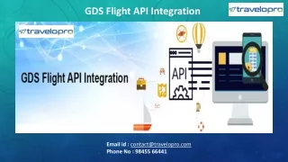 GDS Flight API Integration