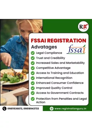 FSSAI registration online in India