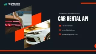 Car Rental API | Car Booking API