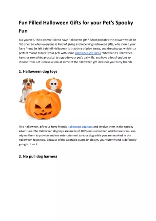 Fun Filled Halloween Gifts for your Pet’s Spooky Fun.docx