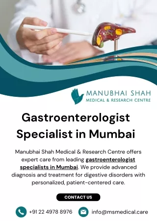 Gastroenterologist Specialist in Mumbai