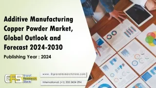 Additive Manufacturing Copper Powder Market, Global Outlook and Forecast 2024-2030
