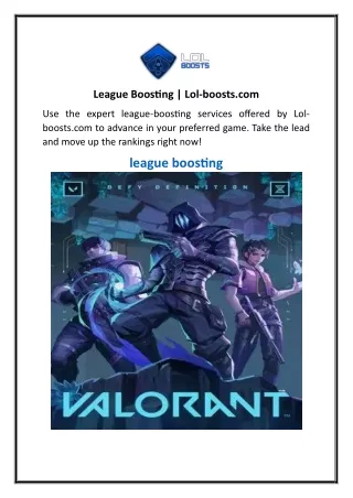 League Boosting  Lol-boosts.com