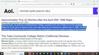 "Web" Obfuscated Filtering of Events Leading Up to Jeanne Clery Act