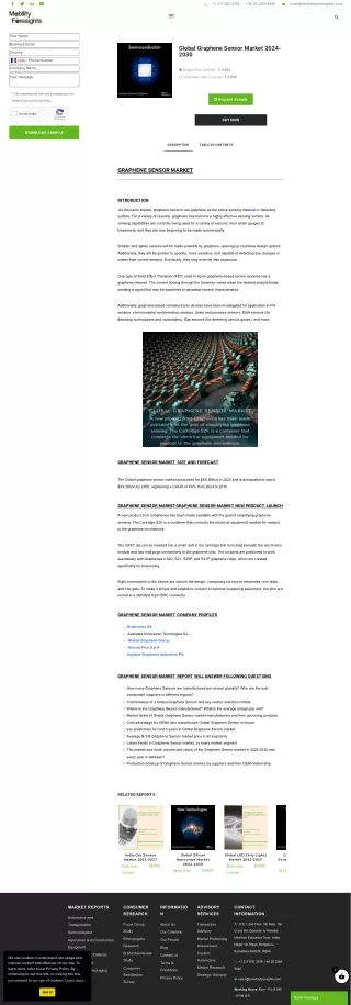 Global Graphene Sensor Market Trend