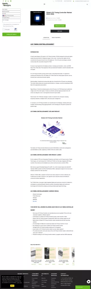 Global LCD Timing Controller Market Trend
