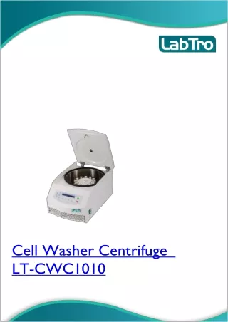 Cell Washer Centrifuge LT-CWC1010