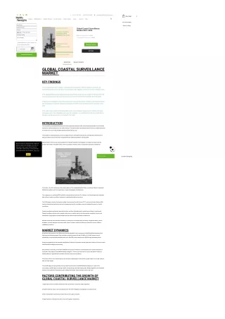 Global Coastal Surveillance Market