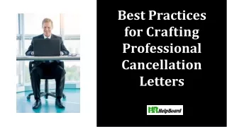 Letter of Cancellation