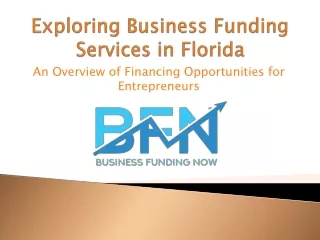 Exploring Business Funding Services in Florida