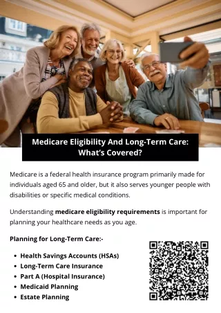 Medicare Eligibility And Long-Term Care: What’s Covered?