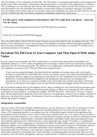 4 Ways To Obtain A Vin Verification