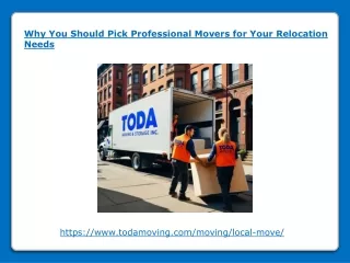 Why You Should Pick Professional Movers for Your Relocation Needs