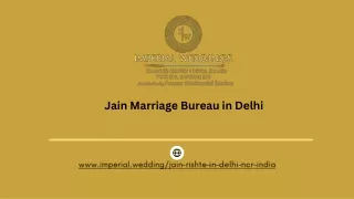 Jain Marriage Bureau in Delhi