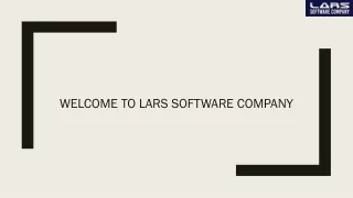 Empresa de desarrollo de software en LARS Software Company