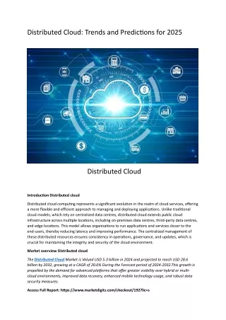 Distributed Cloud Trends and Predictions for 2025   2