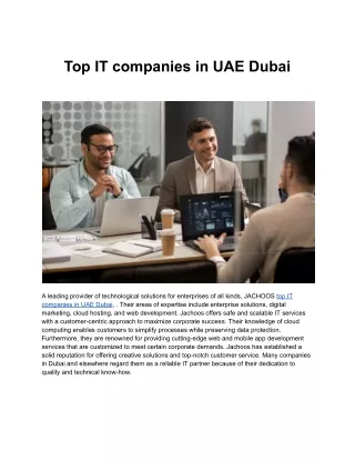 Top IT companies in UAE Dubai (1)