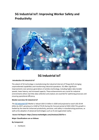5G Industrial IoT2222