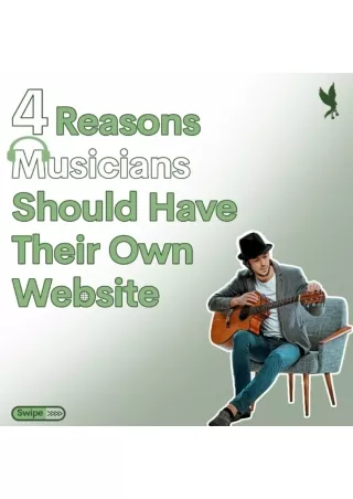 4 Reason Why Musician should have their own website