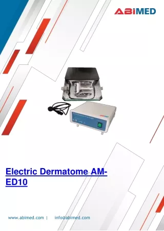 Electric Dermatome