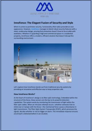 InnoFence and The Elegant Fusion of Security and Style