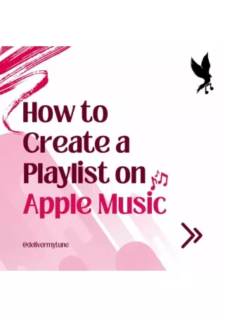 Create a Playlists on Apple Music