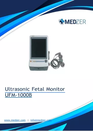 Ultrasonic Fetal Monitor UFM-1000B