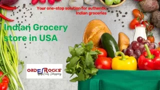 Indian Grocery store in USA