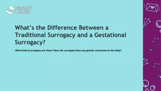 What’s the Difference Between a Traditional Surrogacy and a Gestational Surrogac